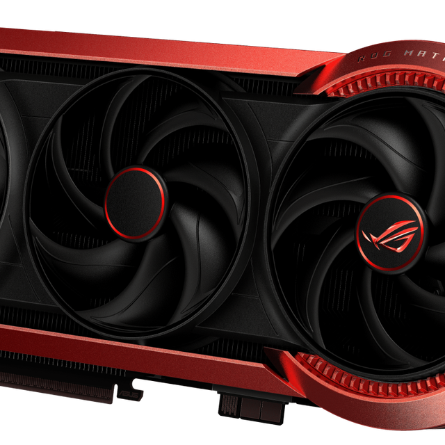 ROG Matrix GeForce RTX 5090 - ASUS Graphics Card 30th Anniversary Edition_Angled
